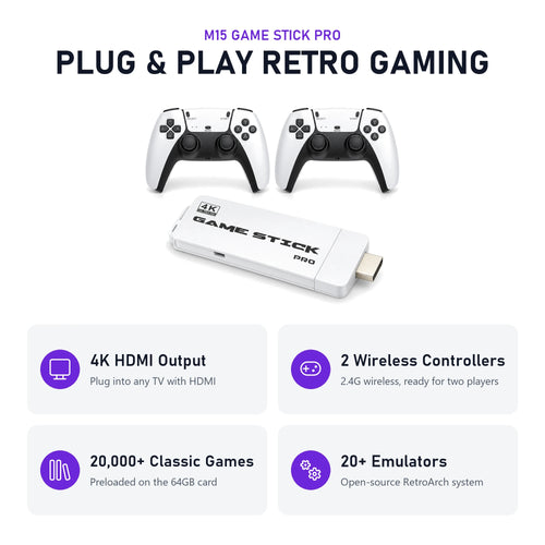 M15 Game Stick Pro key features