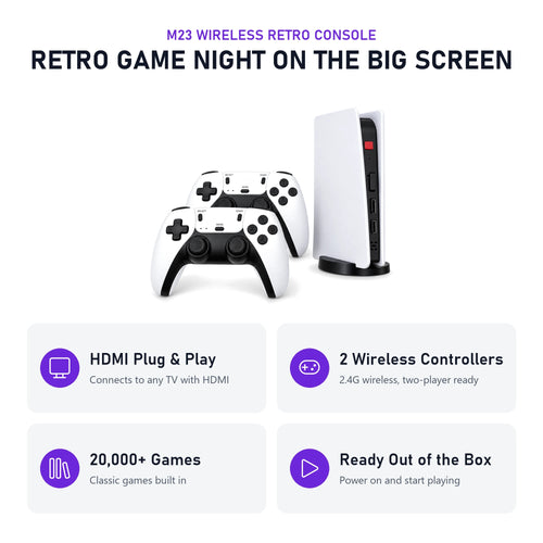 M23 Wireless Retro Console key features