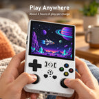 Playing the R36S MAX Handheld Game Console