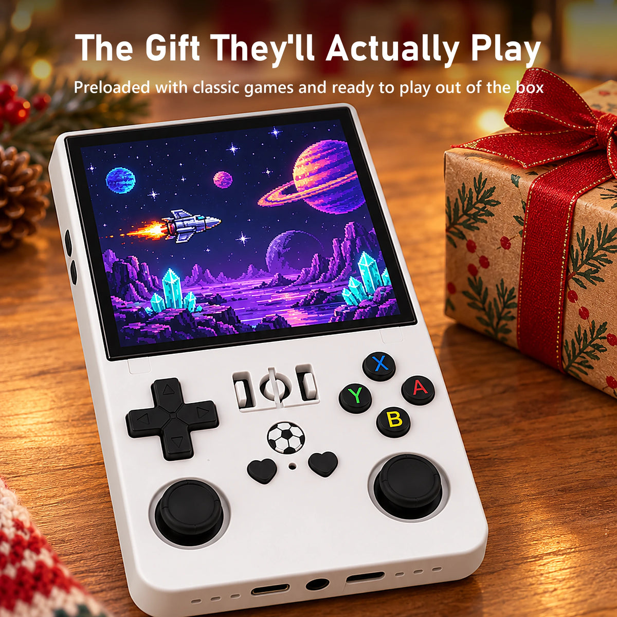 R36S MAX Handheld Game Console as a holiday gift