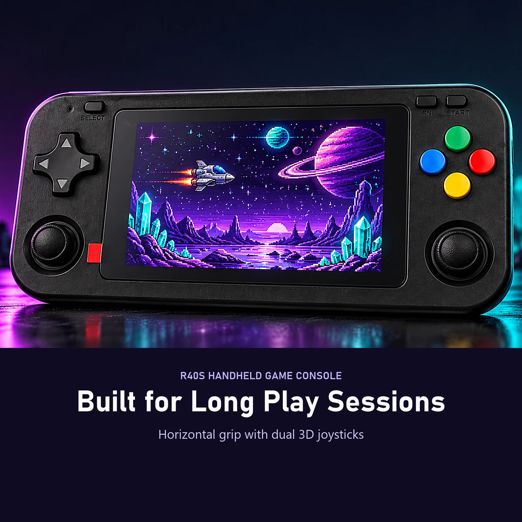 R40S Handheld Game Console close-up