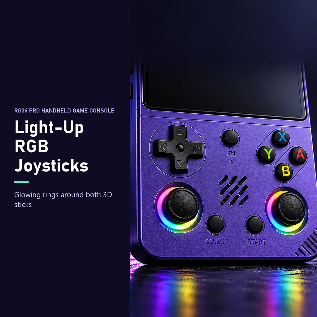 RG36 PRO Handheld Game Console close-up