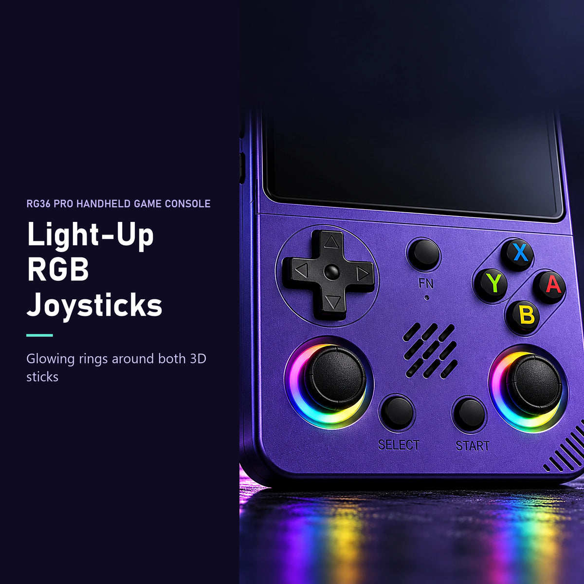 RG36 PRO Handheld Game Console close-up
